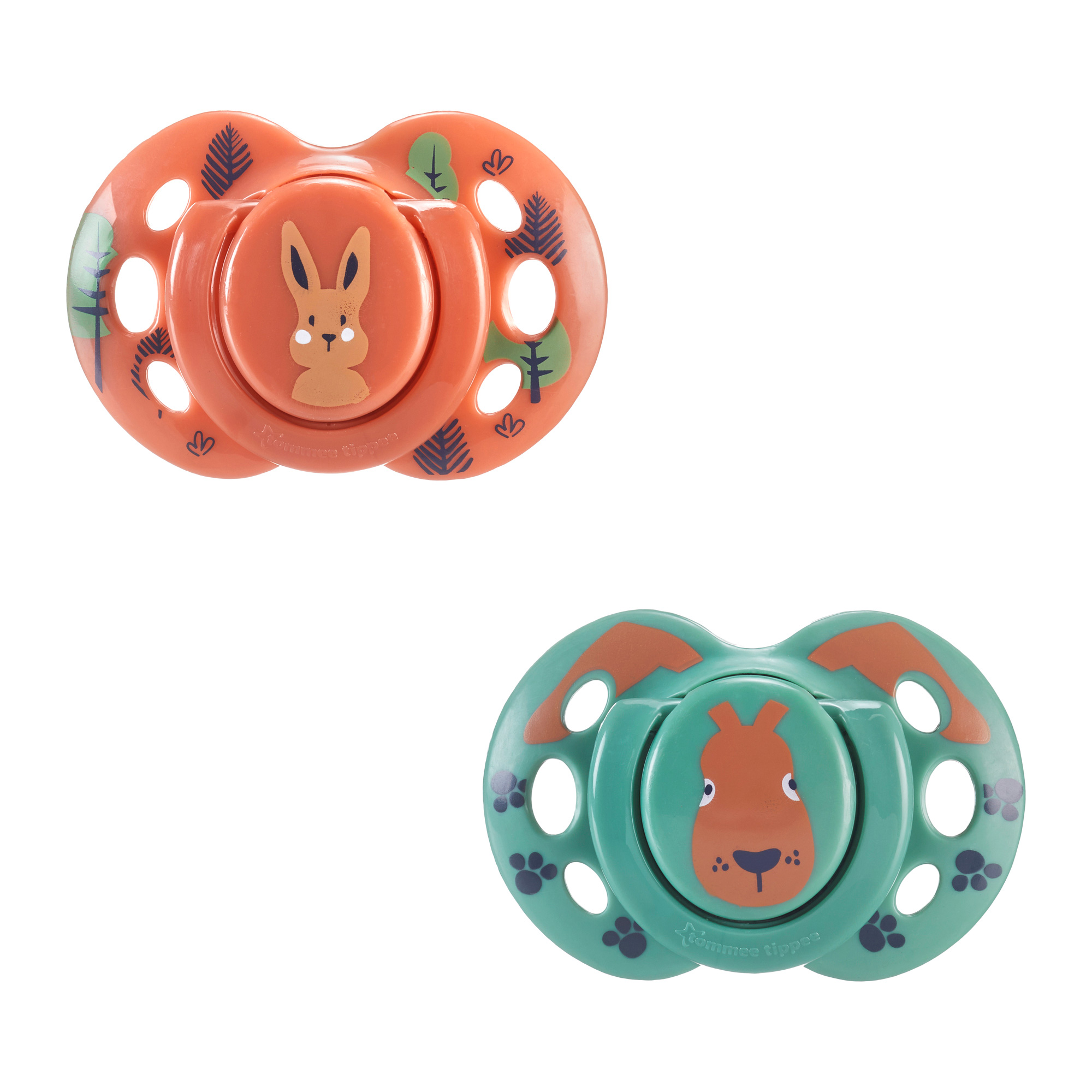 2 sucettes Closer to Nature Fun mixte MULTICOLORE Tommee Tippee