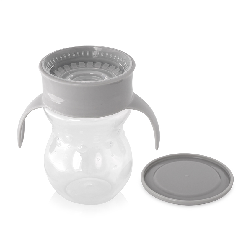 Gobelet anti-déversement 360 degrés GRIS Lorelli