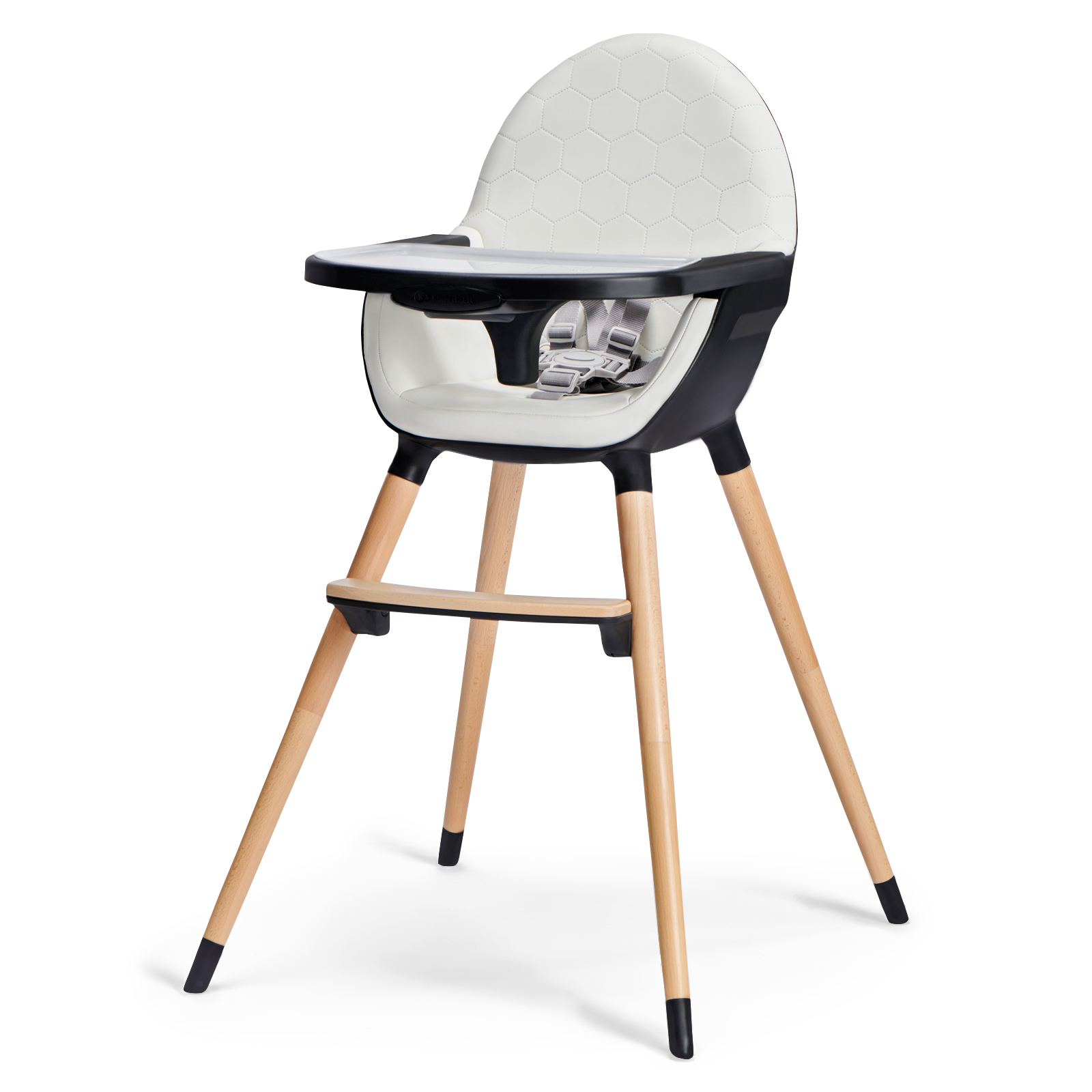 Chaise haute Finix 2 en 1 GRIS Kinderkraft