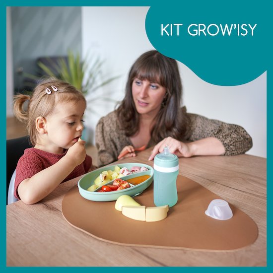 Babymoov Coffret repas Grow'Isy Pastel  Babymoov Coffret repas Grow'Isy Pastel