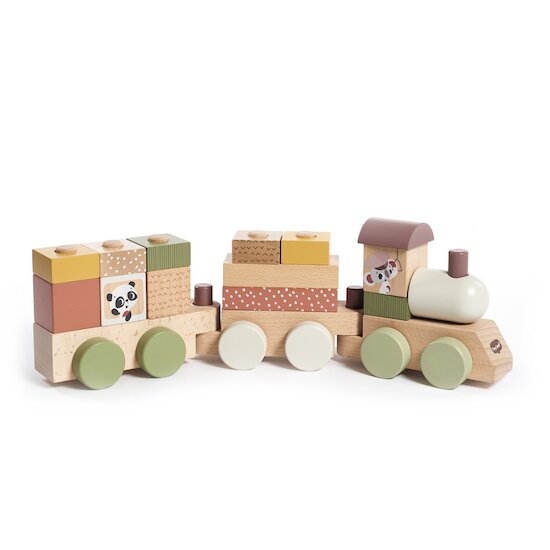 Tiny Love Train empilable en bois Boho chic 