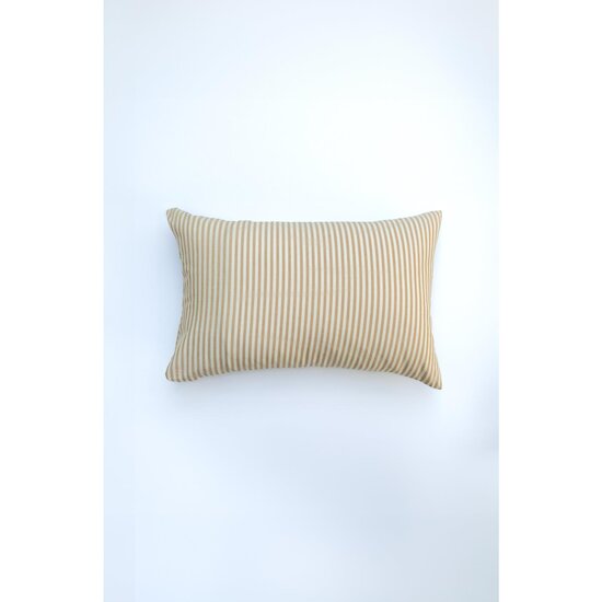 Kadolis Taie d'oreiller Percale de Coton Bio Rayé Ambre 40x60 cm Kadolis Taie d'oreiller Percale de Coton Bio Rayé Ambre 40x60 cm