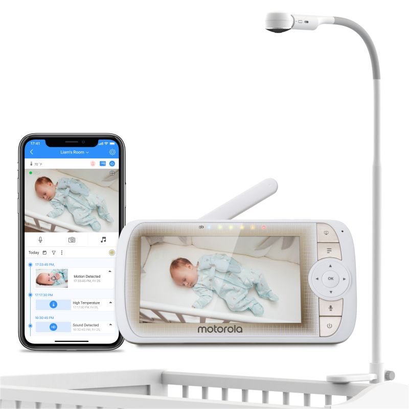 Motorola - Ecoute bébé VM 65X Connect 2 en 1 BLANC Motorola