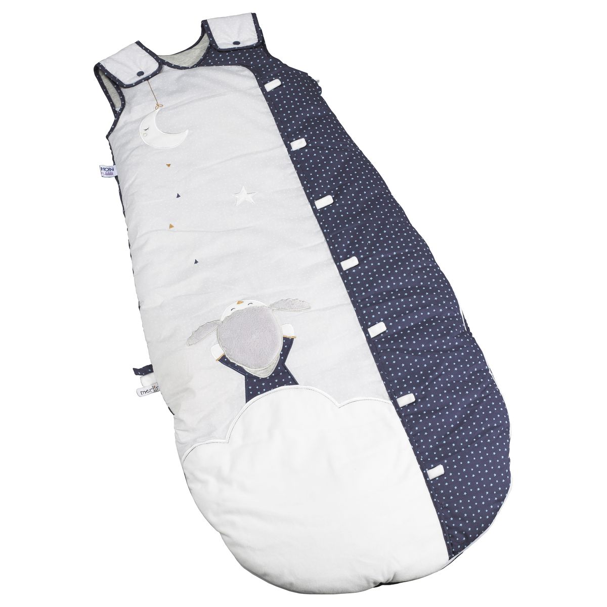 Gigoteuse Merlin BLEU Sauthon Baby Déco