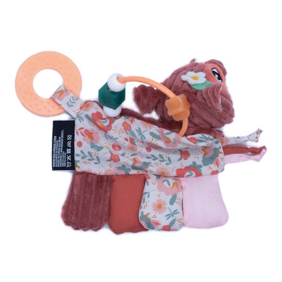 Les Déglingos Hochet d'activités Melimelos la Biche Terracotta  Les Déglingos Hochet d'activités Melimelos la Biche Terracotta