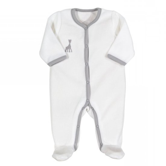 Trois Kilos Sept Dors bien y - Sophie la girafe Blanc/Gris 