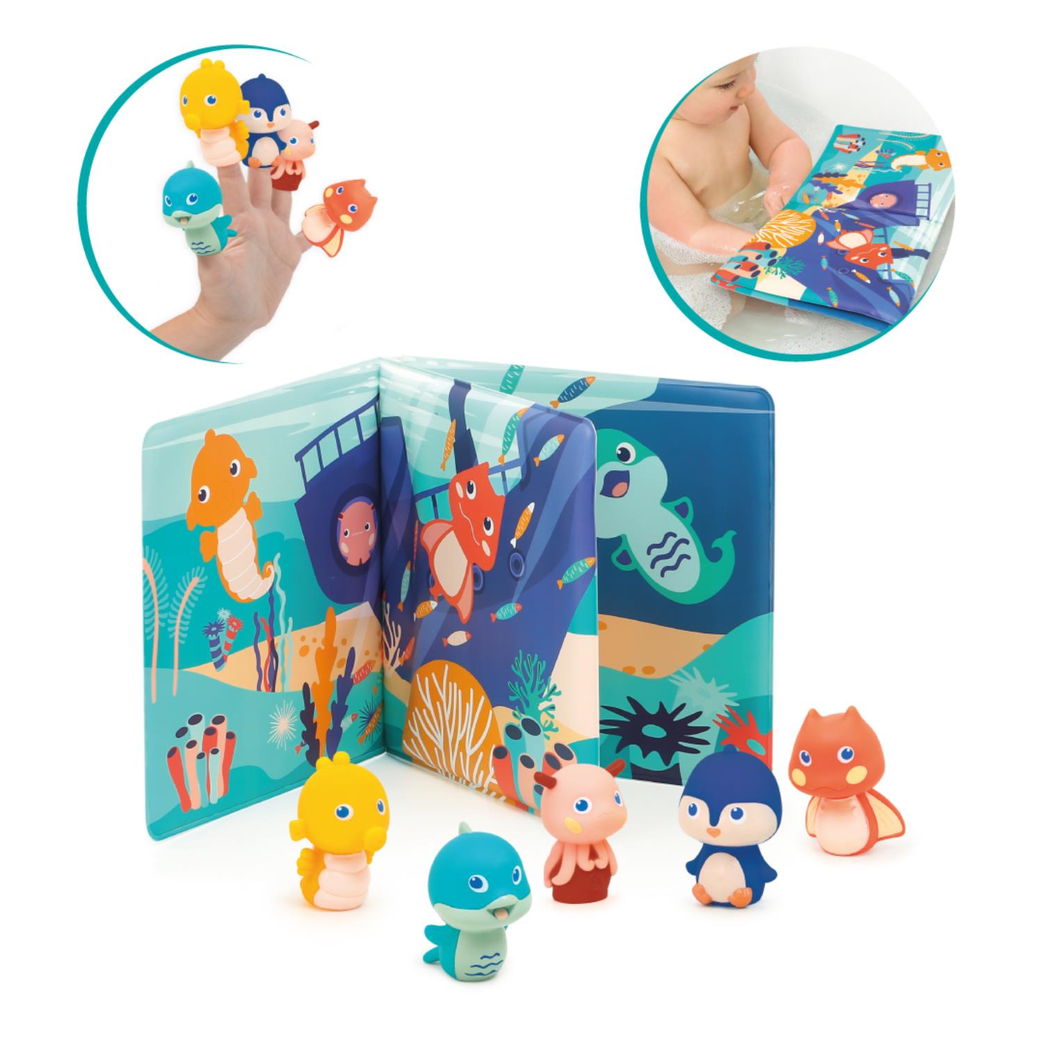 LUDI - Livre Pupets Mer MULTICOLORE Ludi