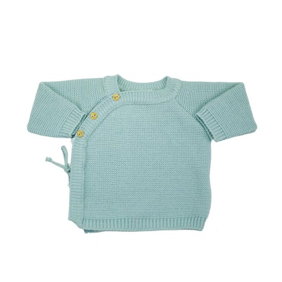 Trois Kilos Sept Brassière Maille Vert sauge 0-1 mois Trois Kilos Sept Brassière Maille Vert sauge 0-1 mois