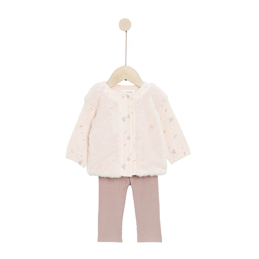 Marèse - Leggings + Haut  Mon Ecureuil Chou ROSE Marèse