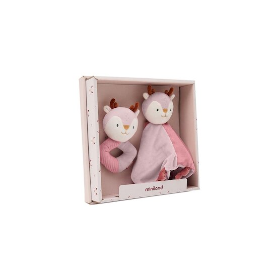 Miniland Coffret cadeau Bébé Cerf Multicolore 