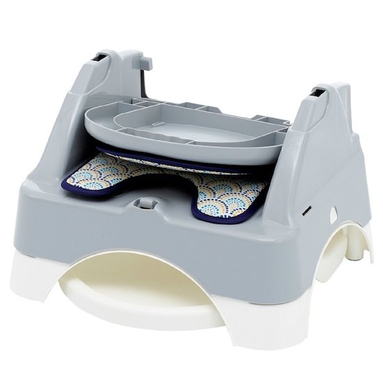 Thermobaby Réhausseur et marche pied Edgar Gris Charme  Thermobaby Réhausseur et marche pied Edgar Gris Charme