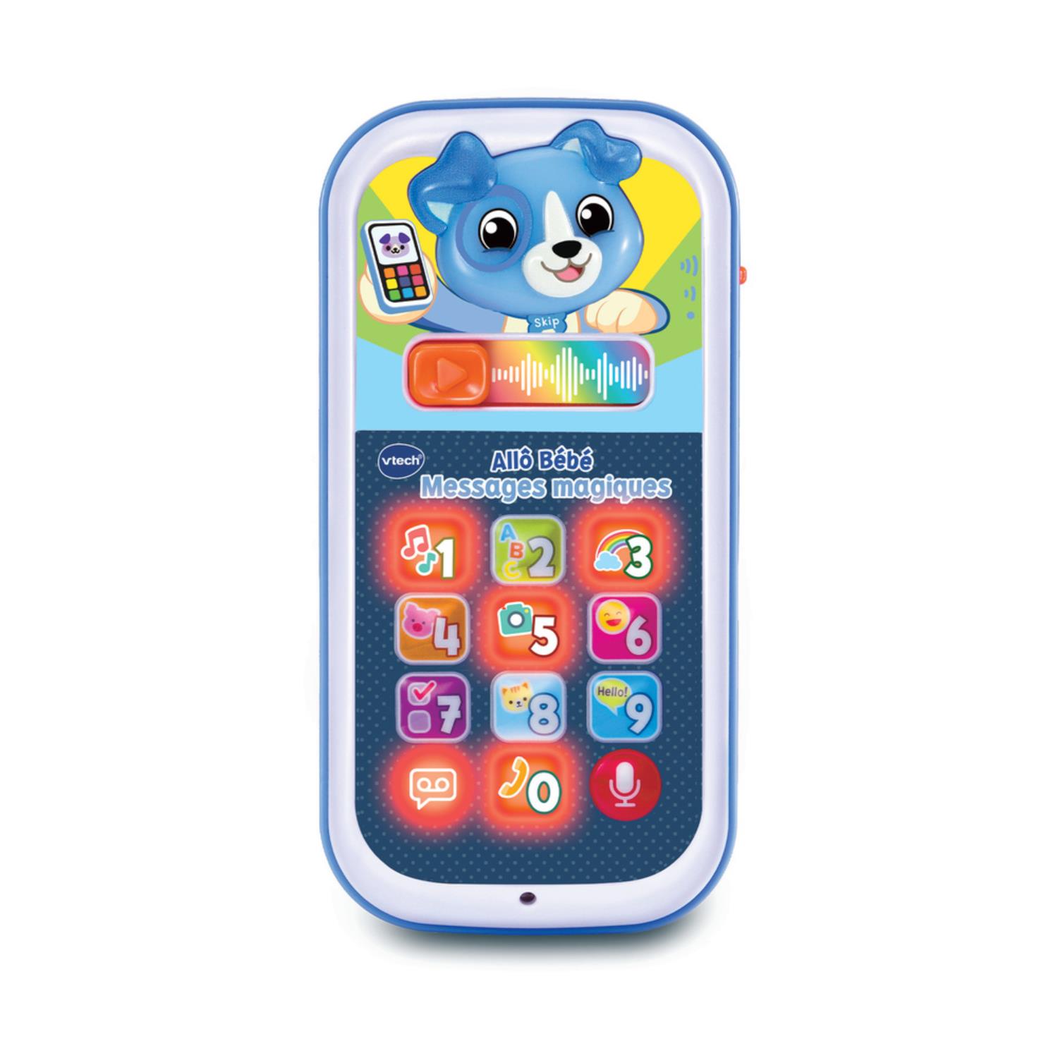 Jouet Allo bebe messages magiques BLEU Vtech Baby