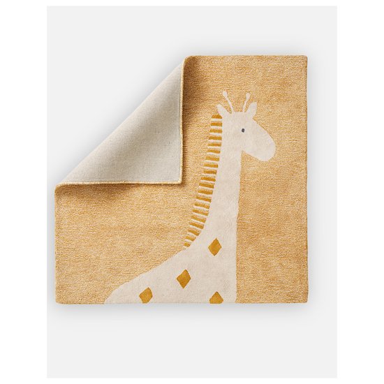 Noukie's Tapis Duveteux Bio Girafe Tiga & Stegi Jaune 120x120 cm Noukie's Tapis Duveteux Bio Girafe Tiga & Stegi Jaune 120x120 cm