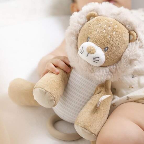 Nattou Peluche musical lion Ernest Beige 