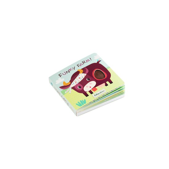 Lilliputiens Livre tactile et sonore Funky farm Multicolore 