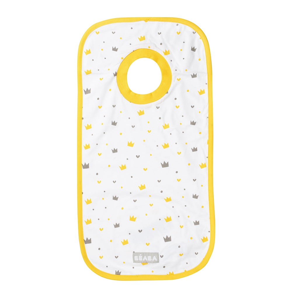 Bavoir coton JAUNE Béaba