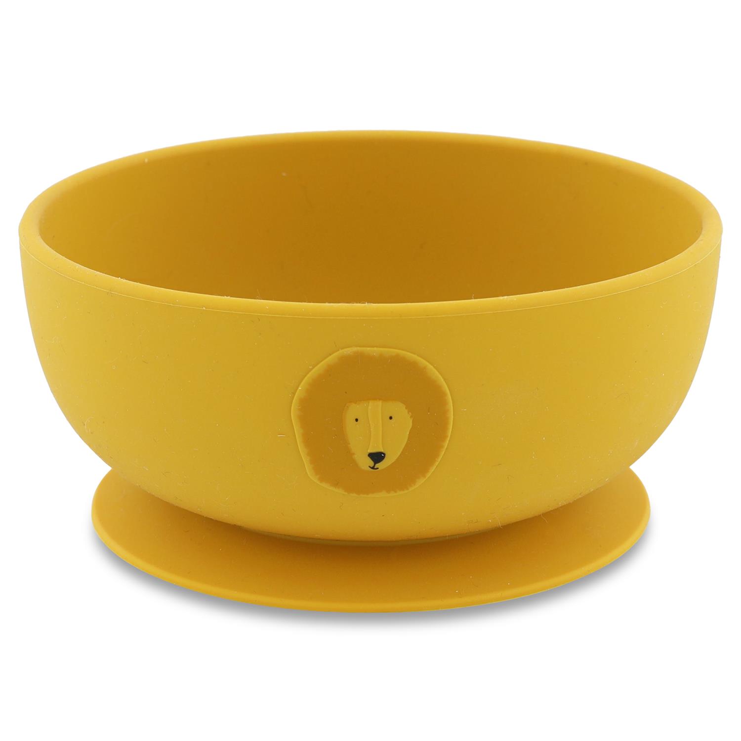Bol en silicone avec ventouse JAUNE Trixie