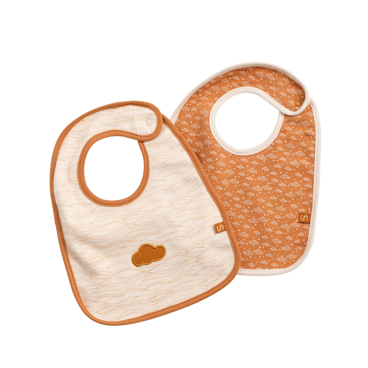 Sauthon - Bavoirs lot de 2 Orsino BEIGE Sauthon