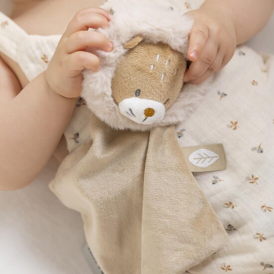 Nattou Mini-doudou lion Ernest Beige 