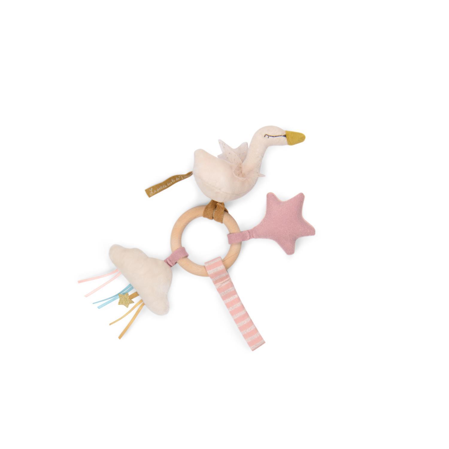 Hochet cygne La petite école de danse MULTICOLORE Moulin Roty