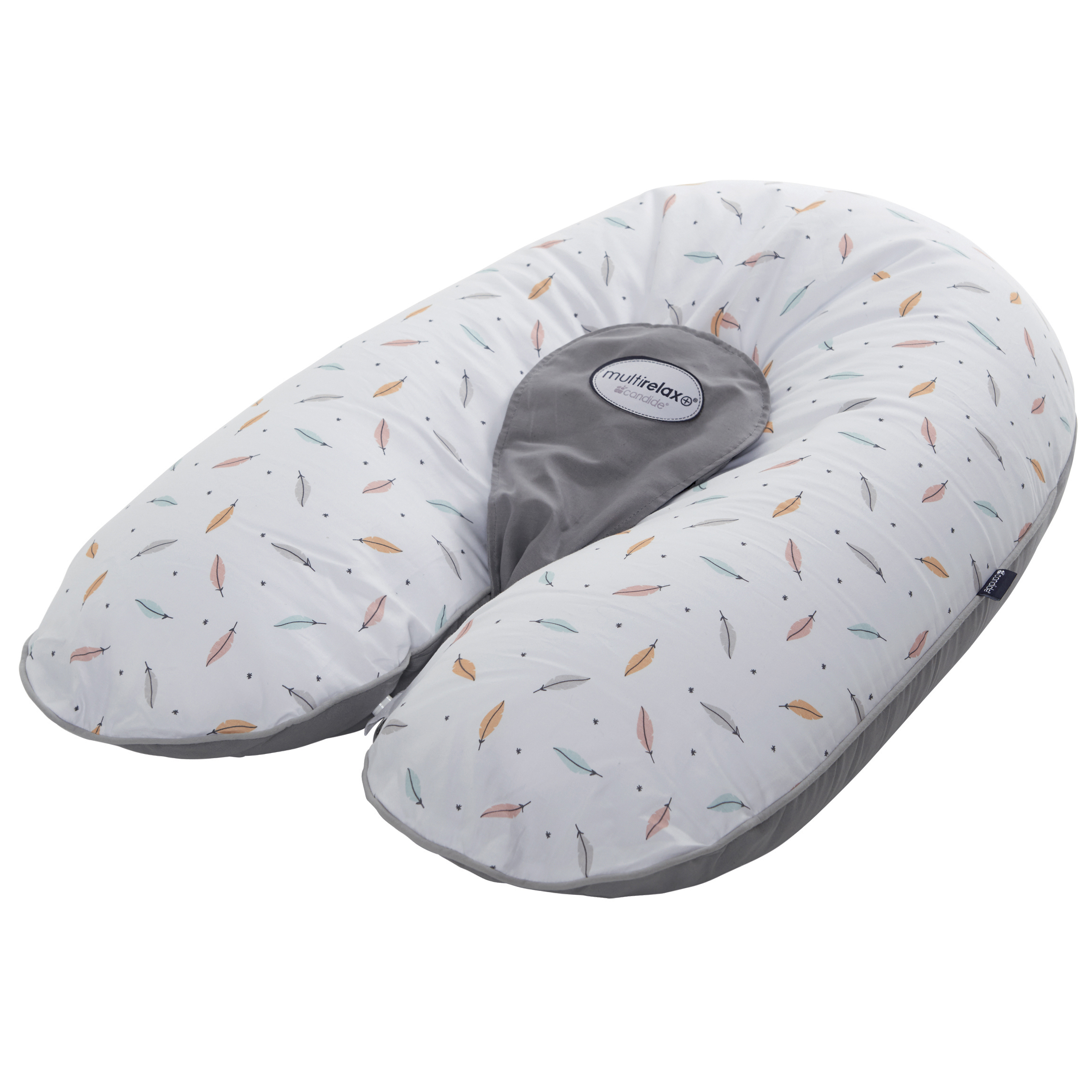 Multirelax Jersey Imprimé Plumes GRIS Candide