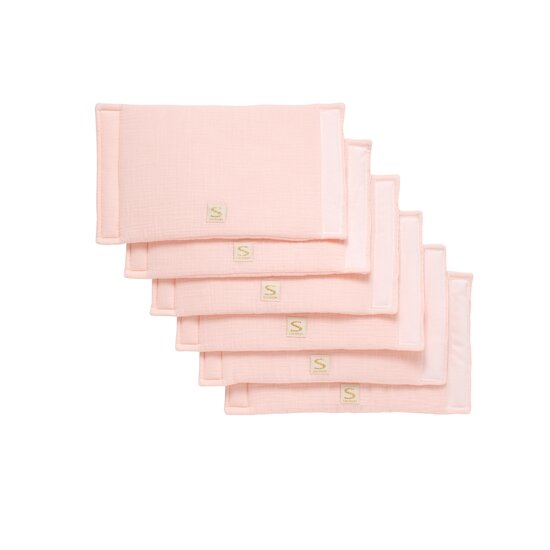 Sauthon 8 Protections de barreaux Uni Petale Rose 