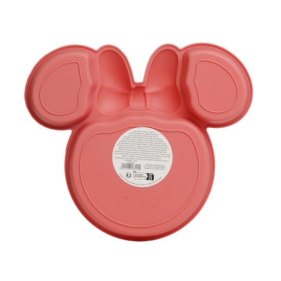 Thermobaby Assiette Compartimentée Tête Minnie Rose 