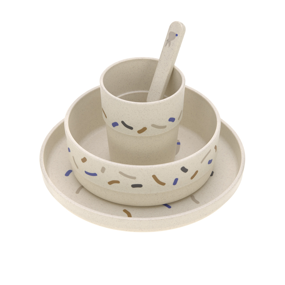 Lässig - Coffret repas Little Mateys BLEU Lässig