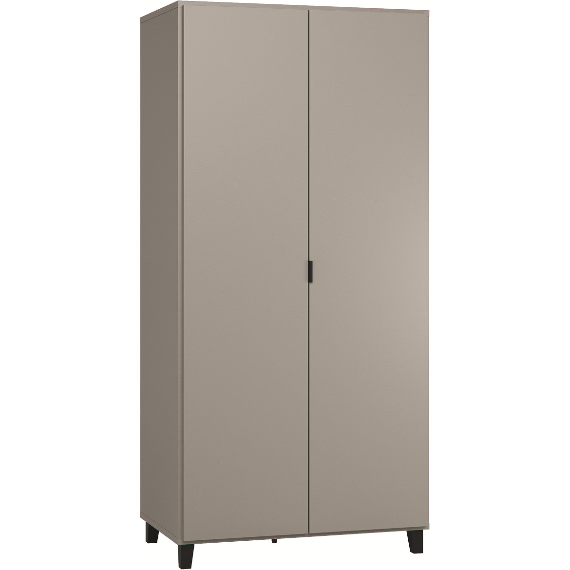 Vox - Armoire 2-portes Simple GRIS Vox
