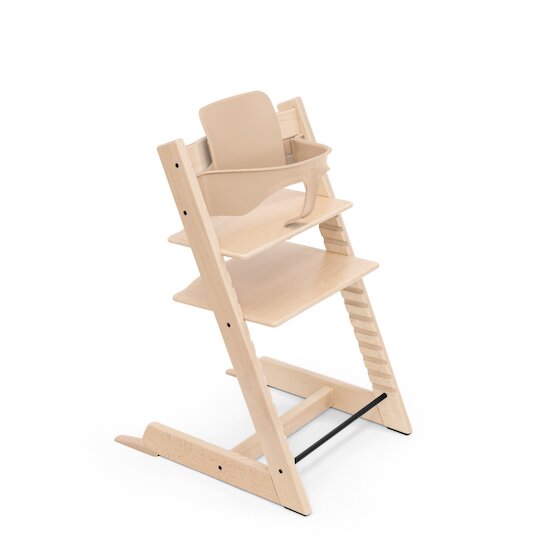 Stokke Pack Chaise haute Tripp Trapp + Baby Set + plateau Naturel / Blanc  Stokke Pack Chaise haute Tripp Trapp + Baby Set + plateau Naturel / Blanc