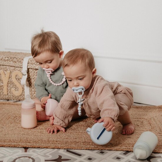 Suavinex Attache-sucette silicone Colour Essence Bleu  Suavinex Attache-sucette silicone Colour Essence Bleu