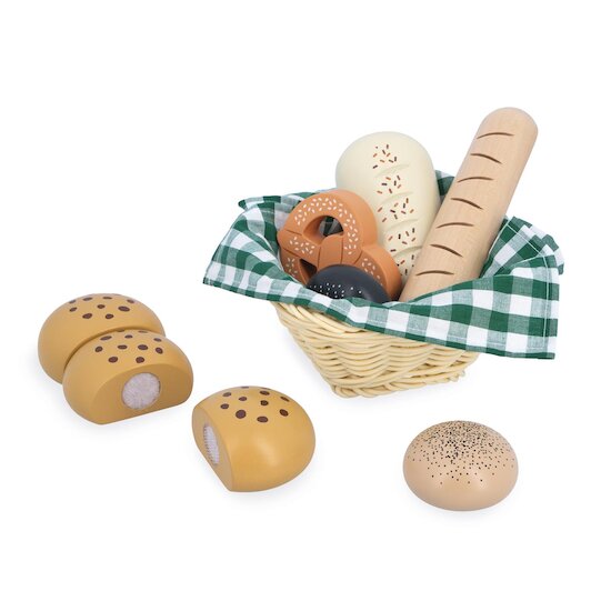 Janod Panier de Boulangerie Mamie Soleil Multicolore 