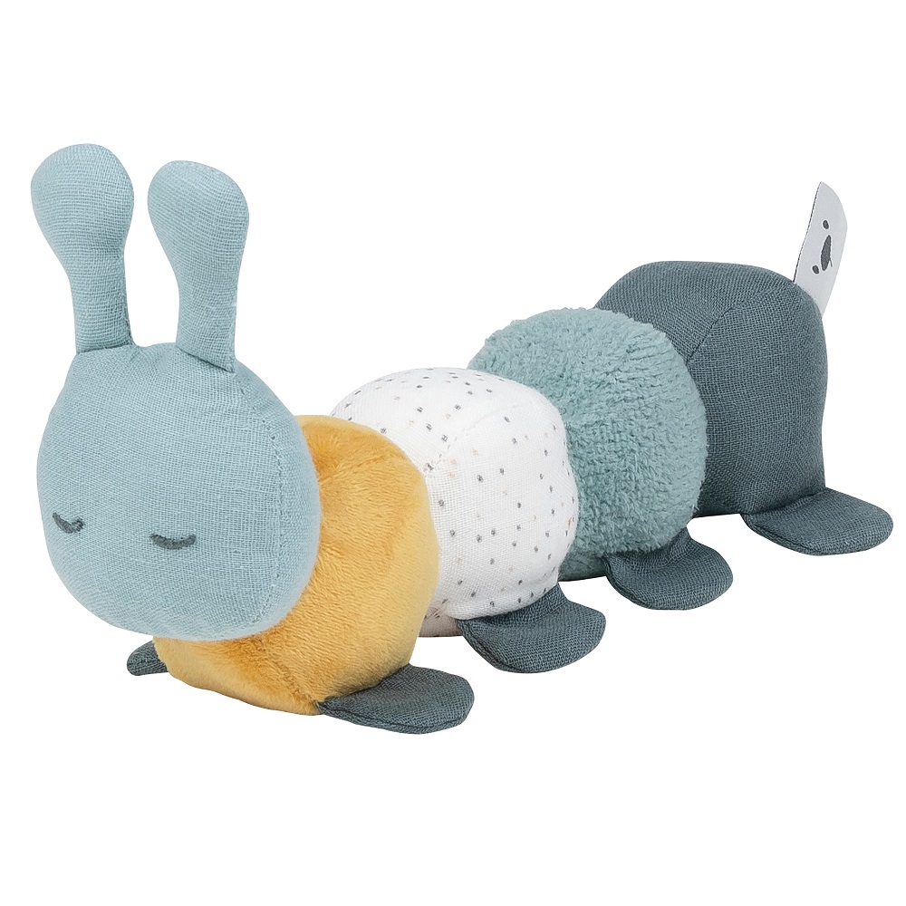 Nattou - Peluche chenille d'activités VERT Nattou