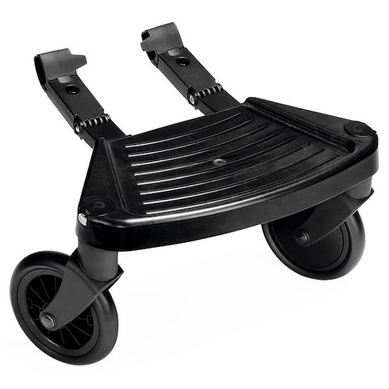 Planche de Poussette, Vogvigo- Buggy board avec Siège, Marche Poussette  Universelle avec Grande Plateforme, pour Enfants de 2 à 6 ans (25 kg),  Compatible avec Toutes Les Poussettes (noir) en destockage et