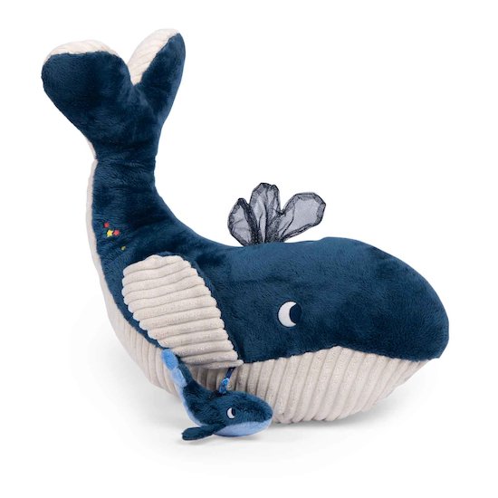 Moulin Roty Grande baleine d'activités Les aventures de Paulie Bleu 54 cm Moulin Roty Grande baleine d'activités Les aventures de Paulie Bleu 54 cm