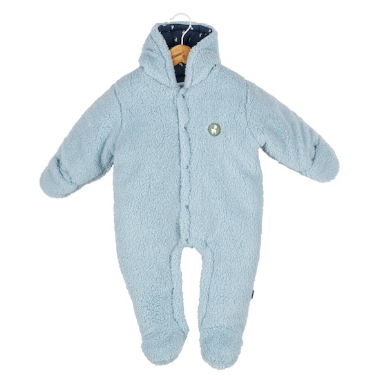 P’tit bisou Combinaison pilote elpaga Bleu Fur 12 mois