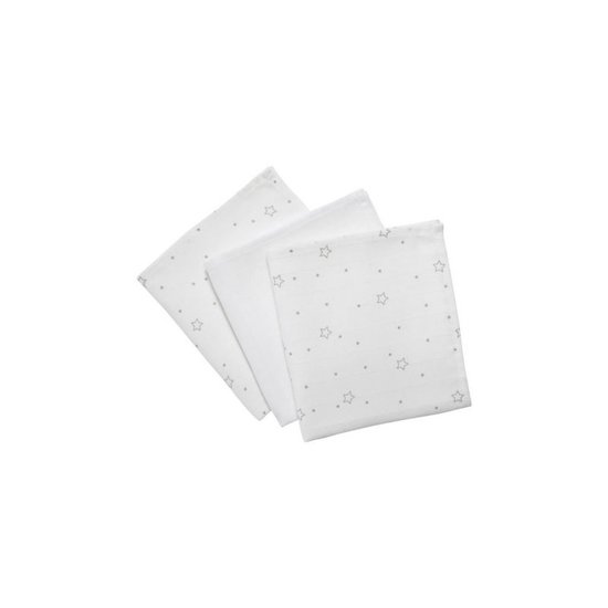 DOMIVA Lot de 3 Langes Bambou 60 x 60 cm 