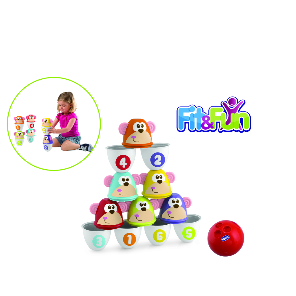 Chicco - Bowling de la jungle MULTICOLORE Chicco