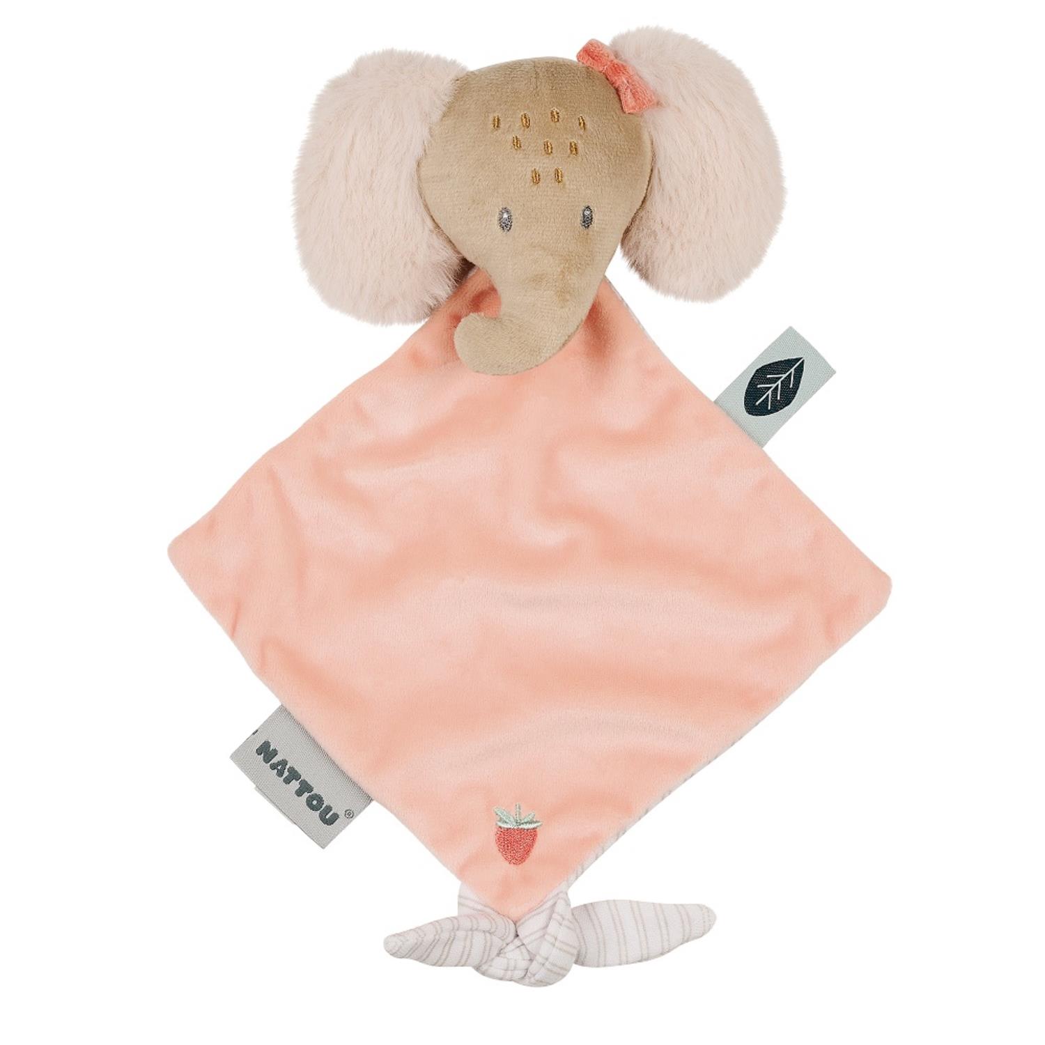 Mini-doudou éléphant Oli ROSE Nattou