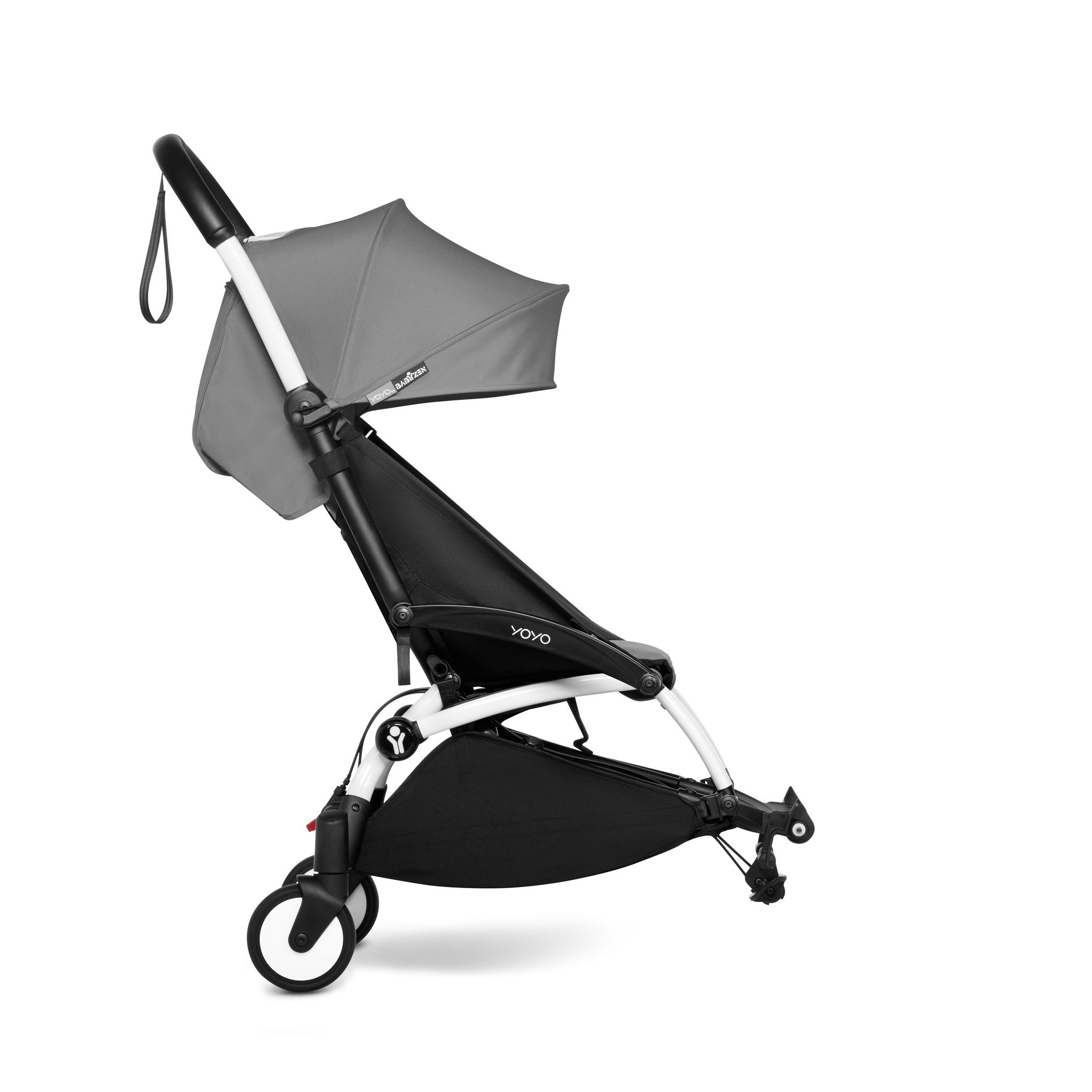 Babyzen - Cadre poussette YOYO² Connect Blanc + Pack 6+ Gris  BABYZEN