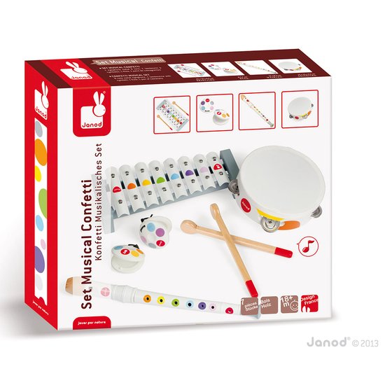 Janod Set musical confetti   Janod Set musical confetti