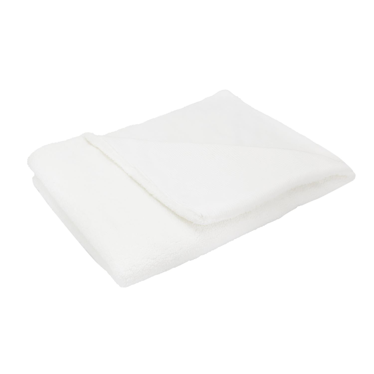 Trois Kilos Sept - Couverture Sherpa BLANC Trois Kilos Sept
