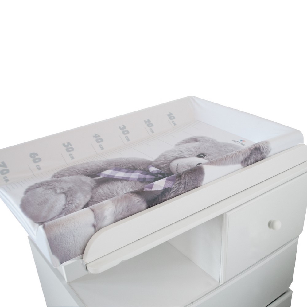 Plan à langer Matelas Integre Little Bear GRIS Domiva