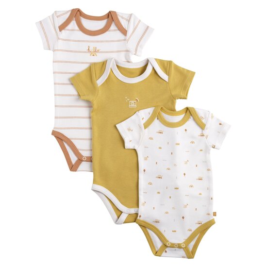 Sauthon Lot de 3 bodies manches courtes sunlight Mixte 