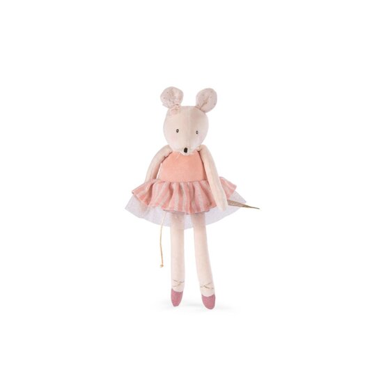 Moulin Roty Petite souris  La petite école de danse Rose/crème  Moulin Roty Petite souris  La petite école de danse Rose/crème