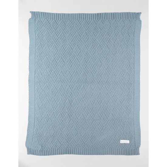 Noukie's Couverture tricot M&M24 Ice blue 75x100 cm Noukie's Couverture tricot M&M24 Ice blue 75x100 cm
