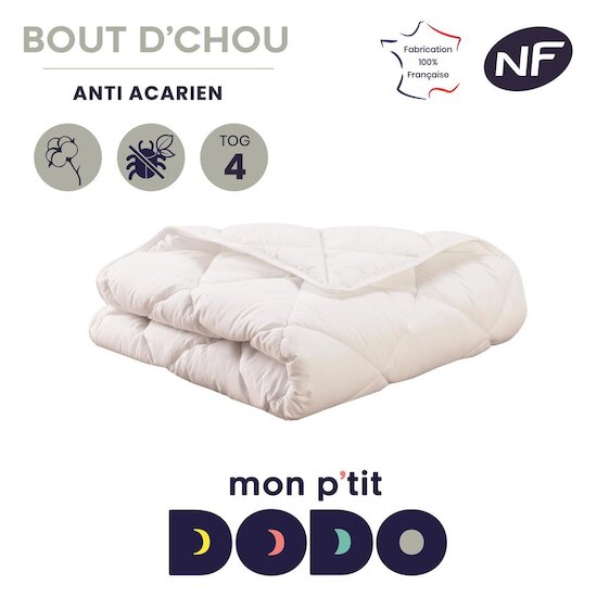 Mon P'tit Dodo Couette légère bout d'chou Blanc  Mon P'tit Dodo Couette légère bout d'chou Blanc