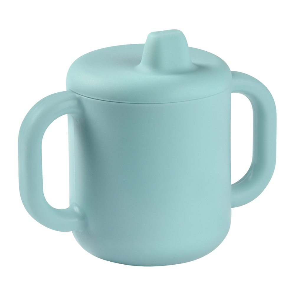 Tasse d'apprentissage silicone BLEU Béaba