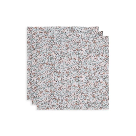 Jollein 3 Lange gaze coton small Bloom 