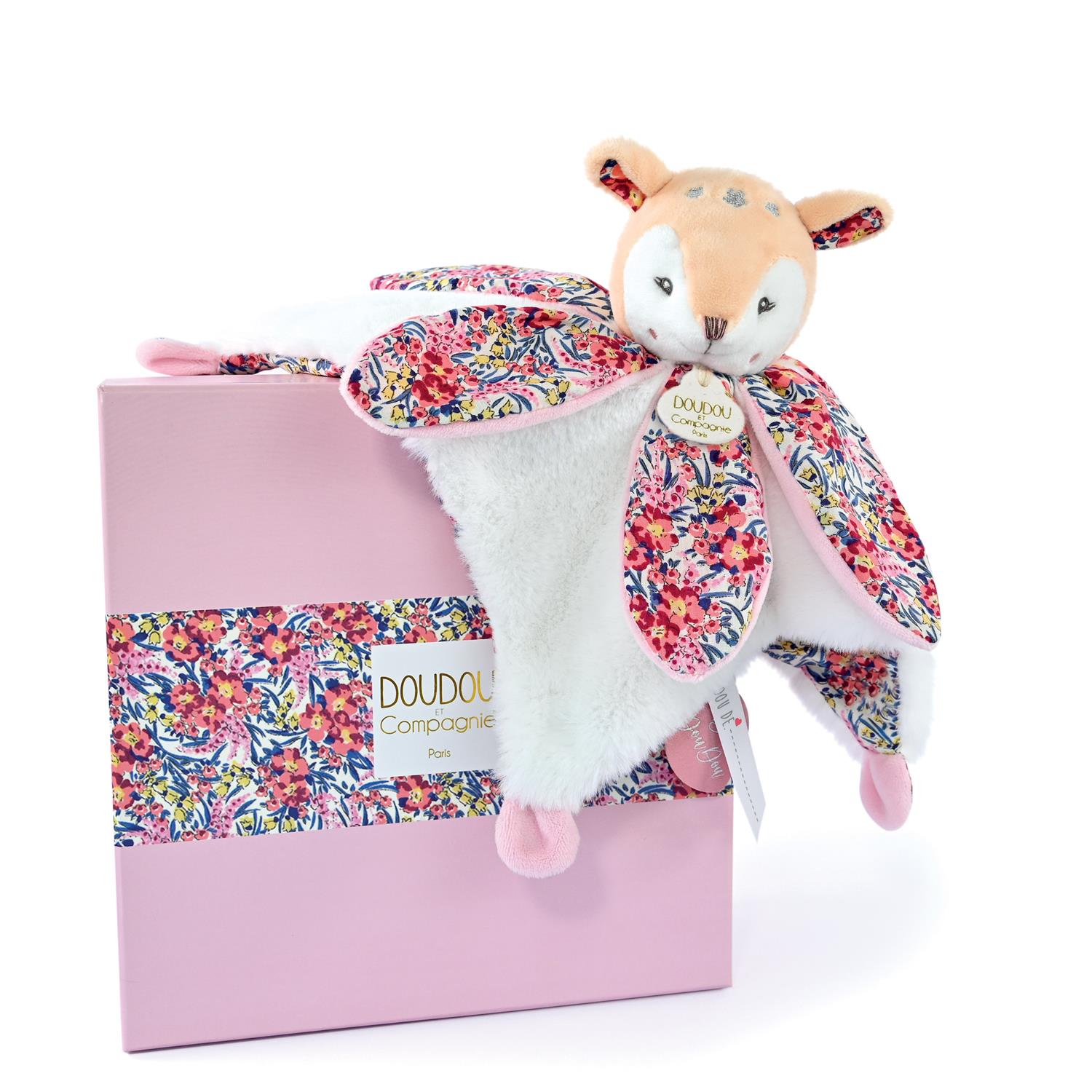 Doudou & Compagnie - Doudou pétale Bohaime ROSE Doudou & Compagnie